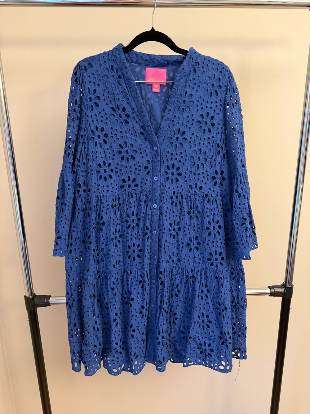 Lilly Pulitzer Blue Eyelet Dress
